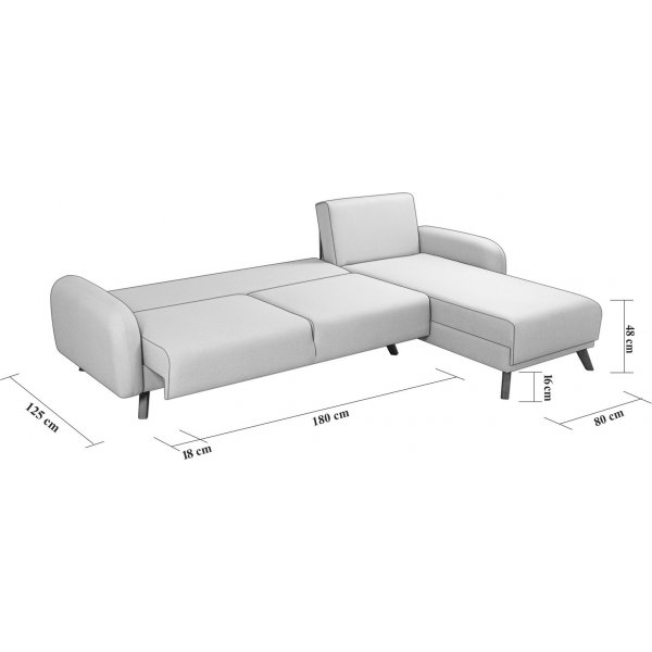 Kronos divanbäddsoffa Mörkblå Kronos divanbäddsoffa Mörkblå