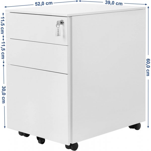 Bille ldhurts 52 x 39 cm - Vit