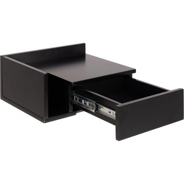 Ashlan vägghängt sängbord 40 x 32 cm - svart Ashlan vägghängt sängbord 40 x 32 cm - svart