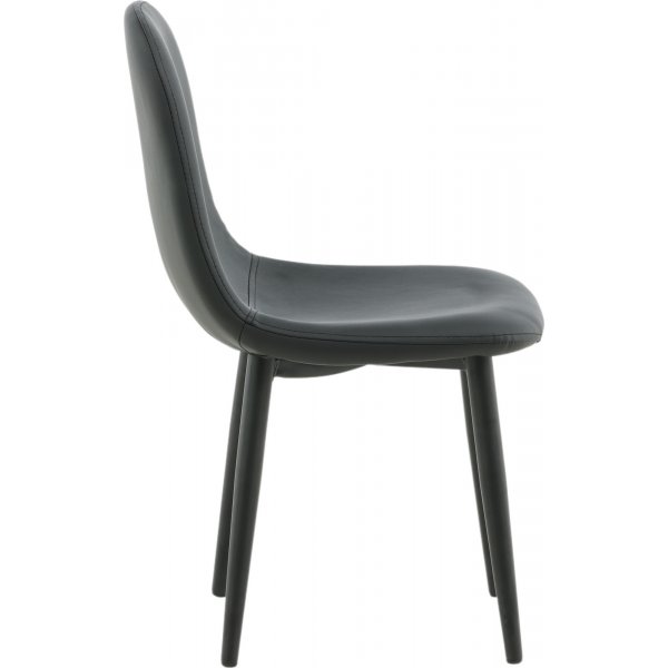 Chaise de salle à manger Bridge XXS - PU noir Chaise de salle à manger Bridge XXS - PU noir