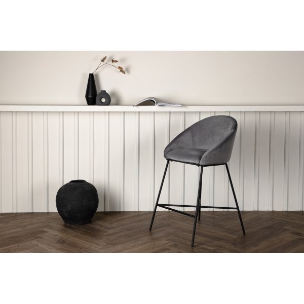 Tabouret de bar Alice - Gris foncé Tabouret de bar Alice - Gris foncé