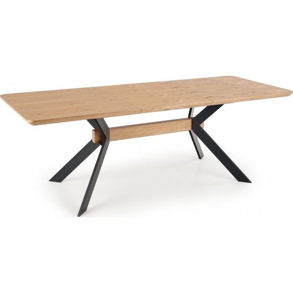 Table  manger Bermuda 160-220 cm - Chne/noir