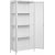 Vitrine Brisbane 80x35x175 cm - Blanc