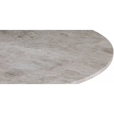Zoo matbord i marmor 105 cm - Krom / Grbeige marmor