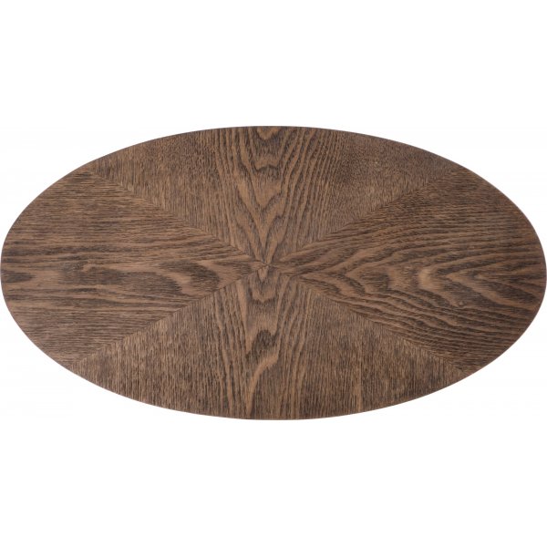 Table d\\\'appoint Delphi 48 x 26 cm - Noyer/noir Table d\\\'appoint Delphi 48 x 26 cm - Noyer/noir