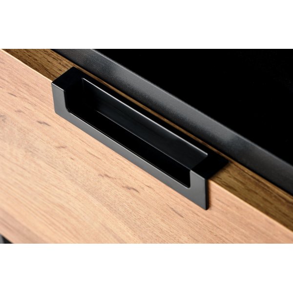 Chantelle sängbord - Ek/svart Chantelle sängbord - Ek/svart