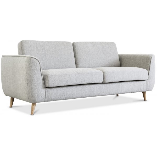 Mineola 3-sits soffa - Ljusgr