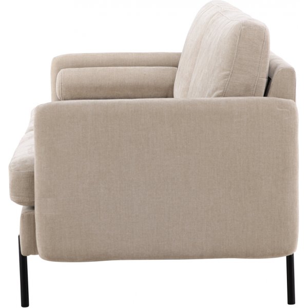 Antibes 2-sits soffa - Beige/Svart Antibes 2-sits soffa - Beige/Svart