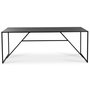 Lazio matbord 195 cm - Brunbetsad ek