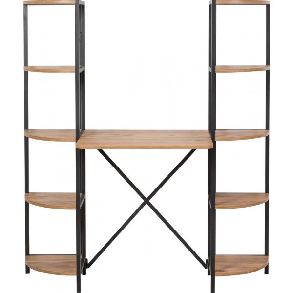 Bureau Aura 139 x 34 cm - Pin/noir