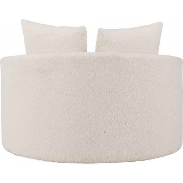 Canap 2 places Kelso - Teddy blanc