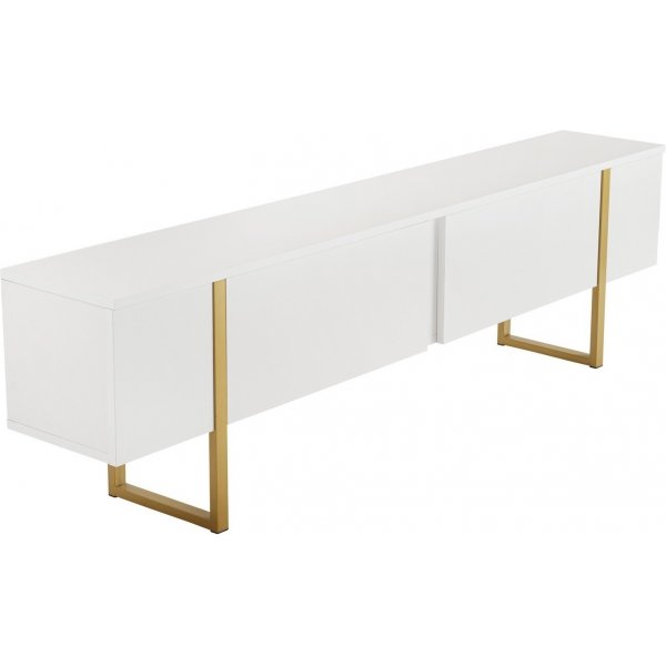 Meuble TV Serenity - Blanc/or