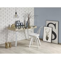 Raegan skrivbord - Vit/ek Raegan skrivbord - Vit/ek