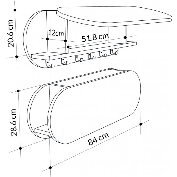 Cintre chromé - Gris Cintre chromé - Gris