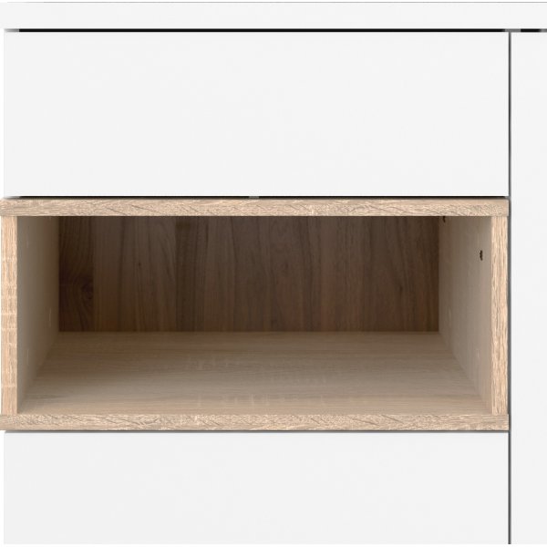 Armoire Roomers - Blanc/chêne Armoire Roomers - Blanc/chêne