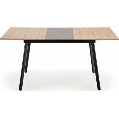 Brom matbord 120-160 x 80 cm - Ek/gr