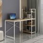 Smart skrivbord - Furu/vit
