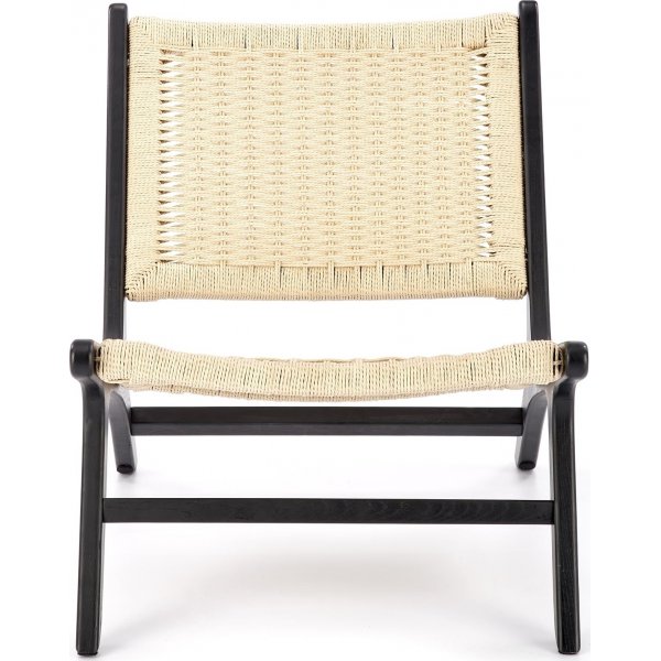 Fauteuil Foden - Beige/noir