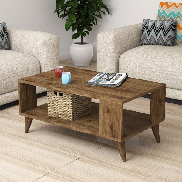 City soffbord 90 x 41,6 cm - Valnöt City soffbord 90 x 41,6 cm - Valnöt