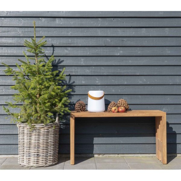 Bristol lamp - Wit/bruin