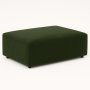 Madison fotpall - Grön sammet Madison fotpall - Grön sammet