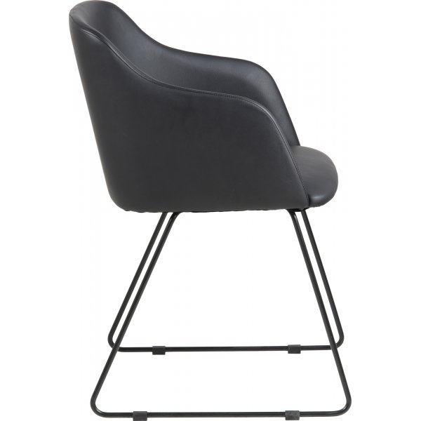 Casablanca karmstol - Svart PU Casablanca karmstol - Svart PU