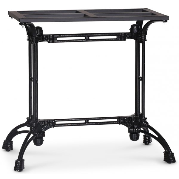 Mystery E62 rechthoekige basis, glanzend zwart