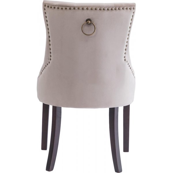 Tuva stol med handtag i ryggen - Gråbeige Tuva stol med handtag i ryggen - Gråbeige