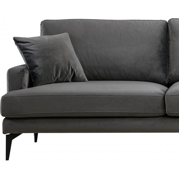 Canap d'angle Papira - Anthracite