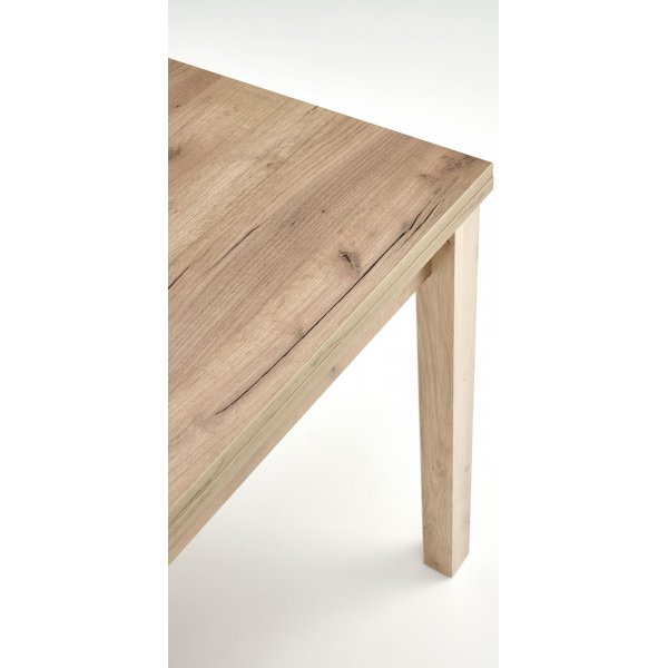 Table à manger Yaritza 80-160 cm - Chêne artisanal Table à manger Yaritza 80-160 cm - Chêne artisanal