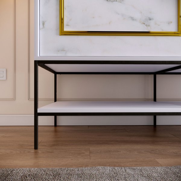 Armoire Martin 150 cm - Marbre blanc/or Armoire Martin 150 cm - Marbre blanc/or