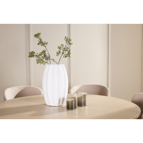 Matbord Copenhagen med 6 st Astoria stolar - Beige/whitewash Matbord Copenhagen med 6 st Astoria stolar - Beige/whitewash