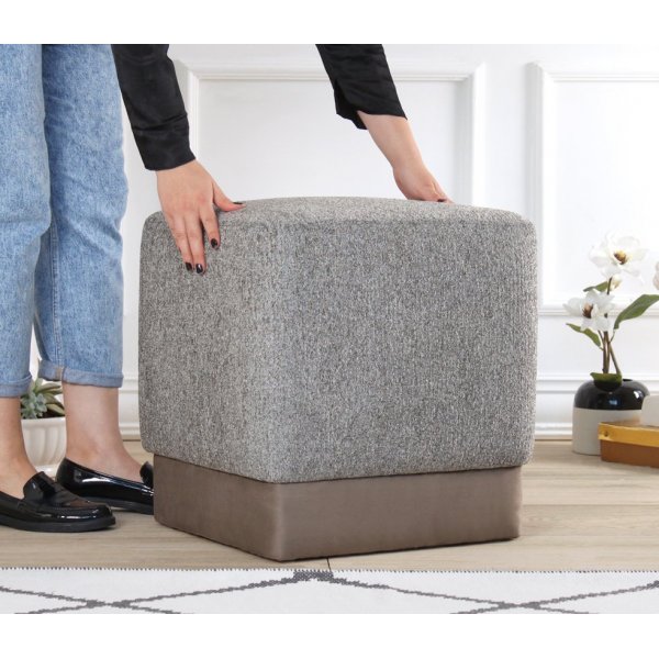 Pouf Borgot - Vison Pouf Borgot - Vison