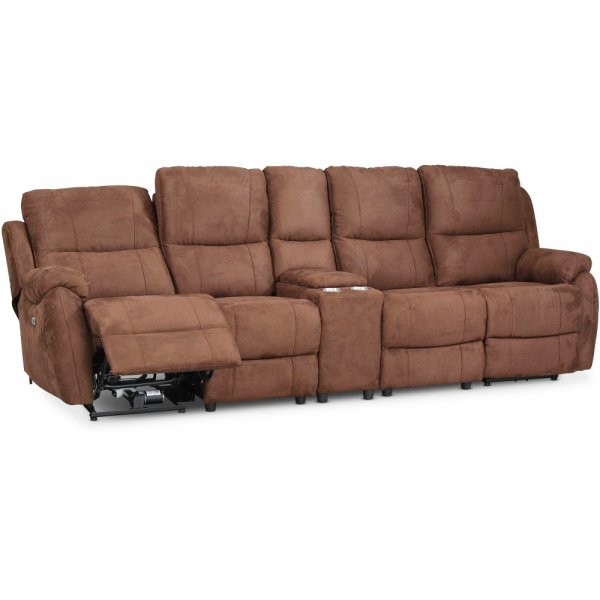 Canap inclinable 287 cm commande lectrique