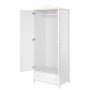 Stephany kldskp fr barn - Vit/rosa