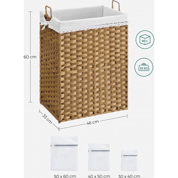 Panier à linge Henrietta 90 l - Rotin Panier à linge Henrietta 90 l - Rotin