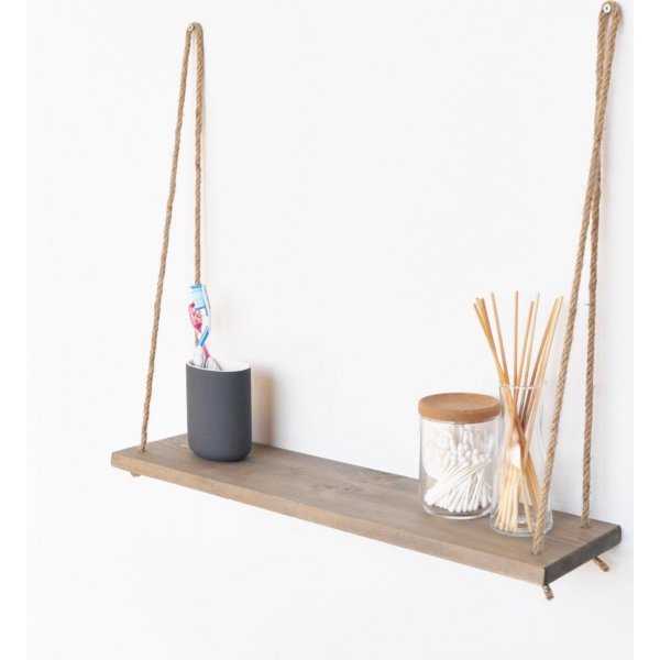 Abstracte wandplank 35 - Walnoot Abstracte wandplank 35 - Walnoot