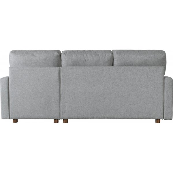 Soffa med förvaring grå 214 cm bred Soffa med förvaring grå 214 cm bred