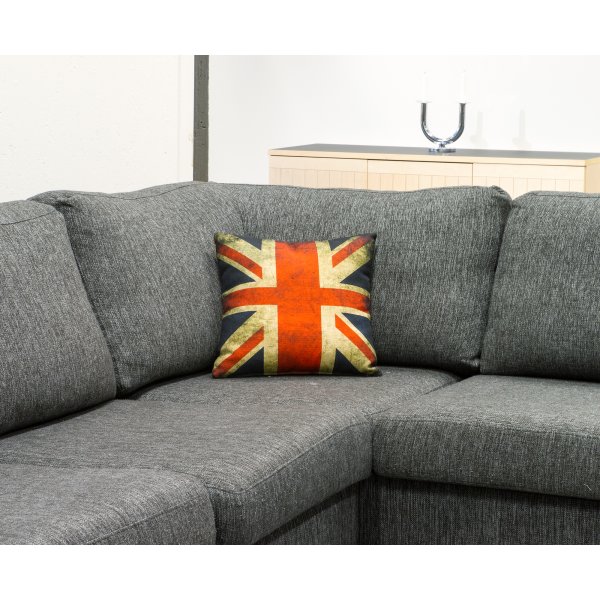 Union Jack prydnadskudde - Old