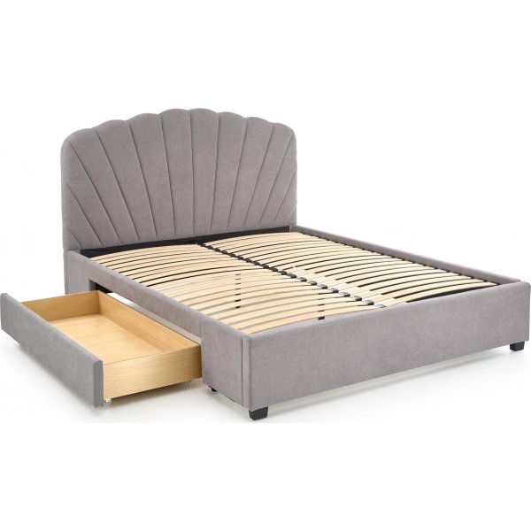 Cadre de lit Mistral 160x200 cm - Gris Cadre de lit Mistral 160x200 cm - Gris