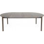 Table � manger Karm�y 130-230 x 130 cm - Placage ch�ne huil� marron