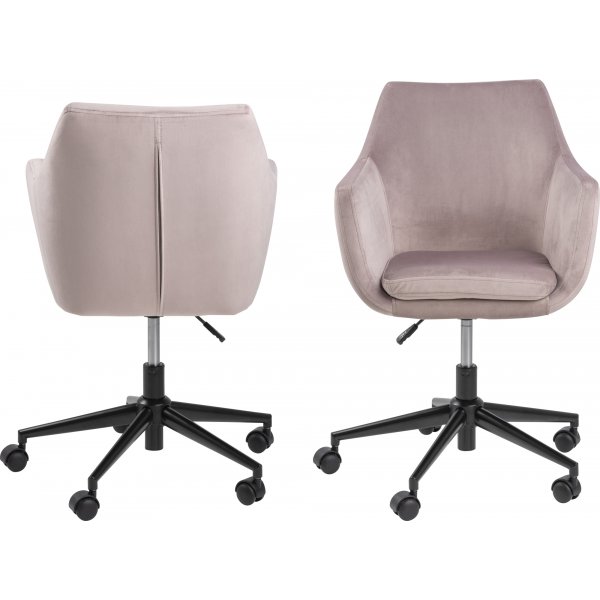 Nora bureaustoel - Poederroze Nora bureaustoel - Poederroze