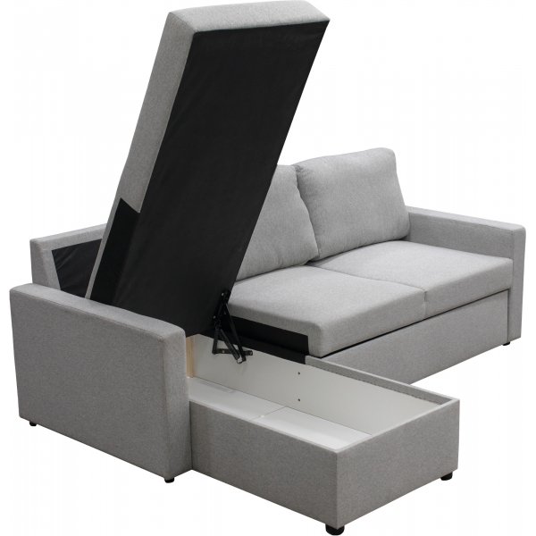 Bäddsoffa med förvaring 220 cm bred Bäddsoffa med förvaring 220 cm bred