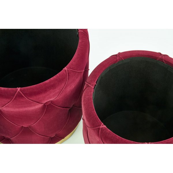 Pouf Hitch - Rouge Pouf Hitch - Rouge