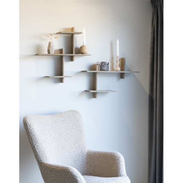 Vase+bougeoir House Nordic - Marron Vase+bougeoir House Nordic - Marron