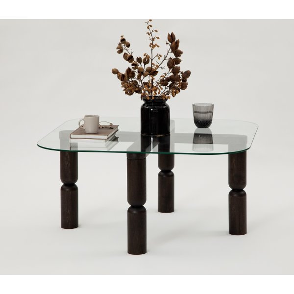 Kei salontafel 80 x 80 cm - Antraciet Kei salontafel 80 x 80 cm - Antraciet