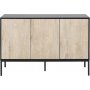 Seaford sknk 120 cm - Svart/vitpigmenterad ek