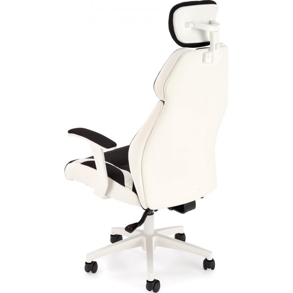 Chaise de bureau Erika - Blanc/noir Chaise de bureau Erika - Blanc/noir