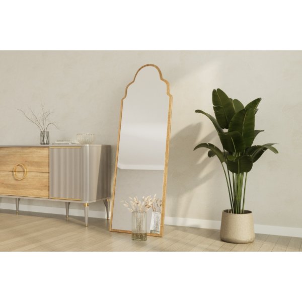 Samaran vloerspiegel - Saffier eiken