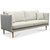 Östermalm 2-sits soffa - Valfri färg + Möbelvårdskit för textilier